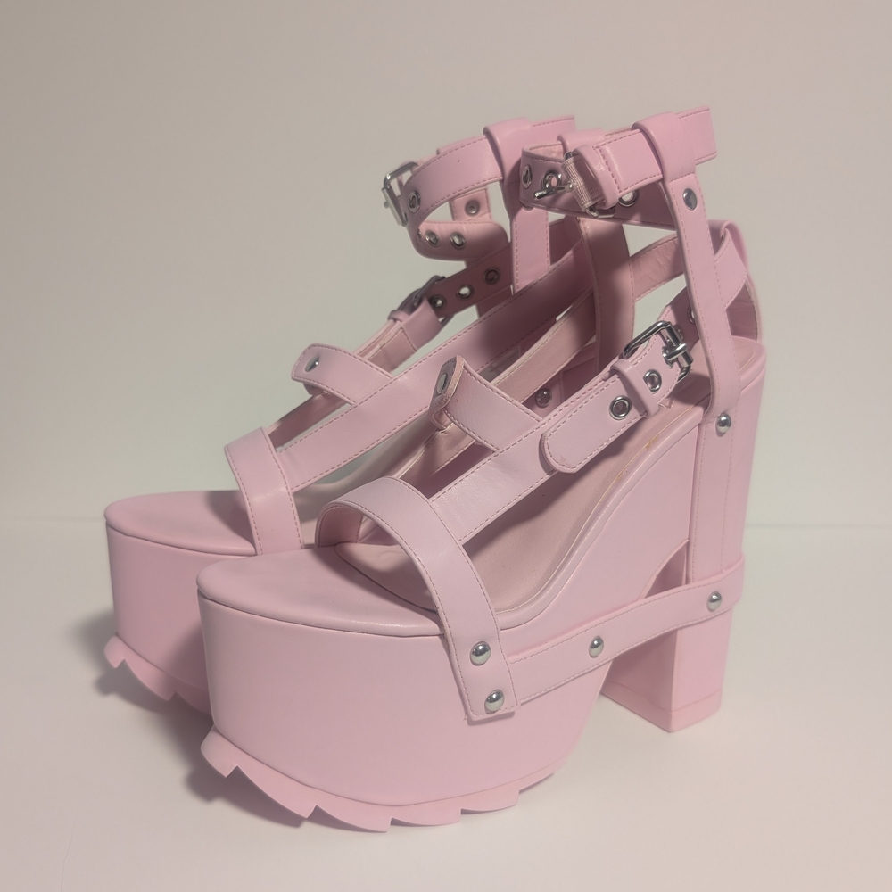 Nightcall Pink Platform Heels (Discontinued/Rare)